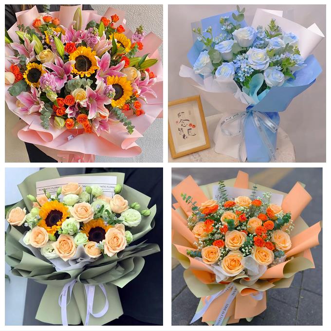 天津河东唐家口向阳楼常州道同城鲜花店父亲节向日葵花束男士生日