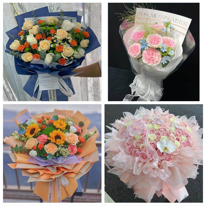 上海市奉贤区柘林海湾镇海港花店同城送男女友领导玫瑰混搭鲜花束