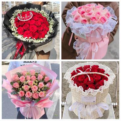 潍坊市临朐昌乐县青州诸城市鲜花店同城配送老婆女友520玫瑰花束