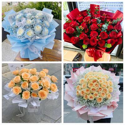 抚州市溪县资溪县东乡广昌县鲜花店同城送女朋友520玫瑰老婆生日
