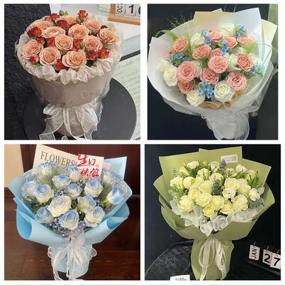 淄博市周村区桓台高青沂源县花店同城配送女友生日情人节玫瑰花束