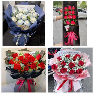 江苏无锡市新吴区江阴市宜兴市同城鲜花店情人节玫瑰表白女友老婆