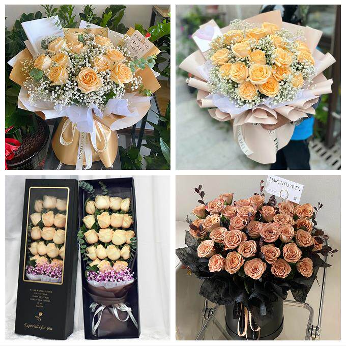 上海市浦东新区张江三林惠南镇鲜花店同城配送情人节玫瑰花束礼盒