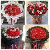 龙岩市新罗永定区长汀上杭县同城鲜花店情人节表白送玫瑰花束礼盒