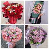 河池市凤山东兰县罗城环江县同城鲜花店订38妇女节康乃馨百合花束