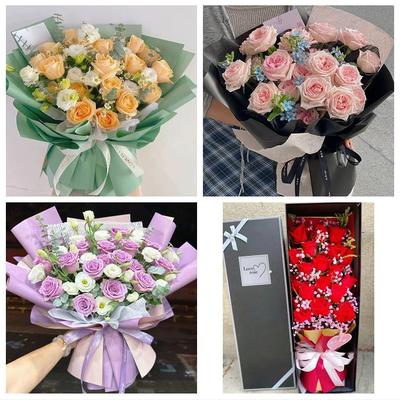 陕西咸阳市三原泾阳礼泉县乾县同城花店情人节送女友老婆玫瑰鲜花