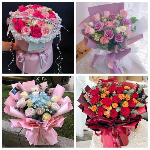 恩施州恩施市利川建始巴东县花店同城送男女友领导玫瑰混搭鲜花束