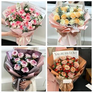 河北保定曲阳县望都县易县蠡县鲜花店同城配送女友七夕情人节玫瑰