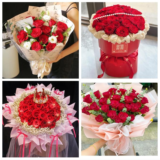 山西临汾襄汾洪洞县古县安泽县同城鲜花店送老婆玫瑰表白女友生日