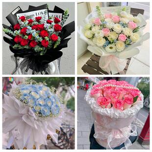 阜阳市太和阜南颍上县界首市鲜花店同城送女朋友闺蜜女神节红玫瑰