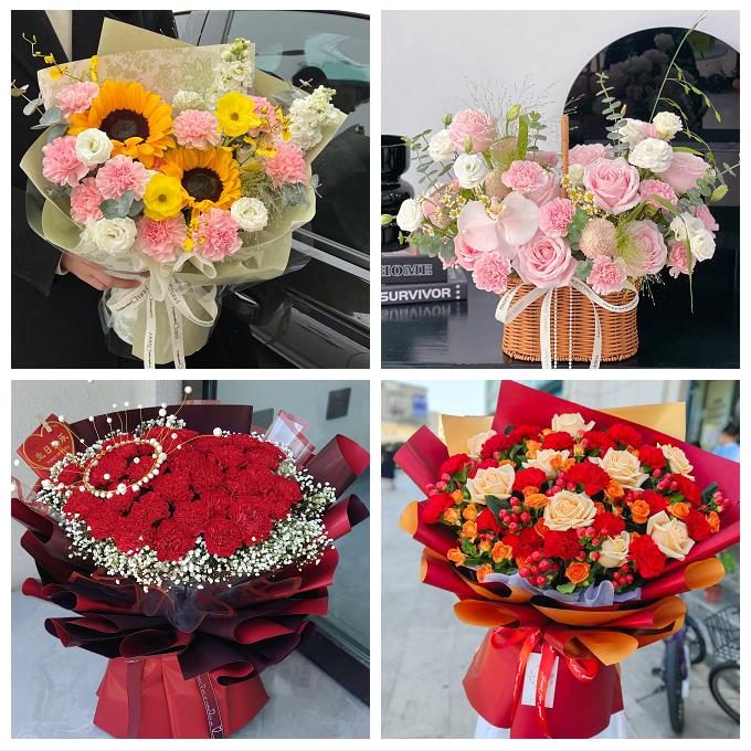 郑州上街惠济区中牟县巩义市鲜花店同城配送康乃馨父母生日看病人