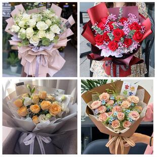 山西省长治市沁县沁源县潞城市同城鲜花店订33朵玫瑰送情人女朋友