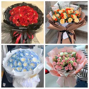 黔东南州镇远县凯里市黄平县同城鲜花店情人节表白送玫瑰花束礼盒