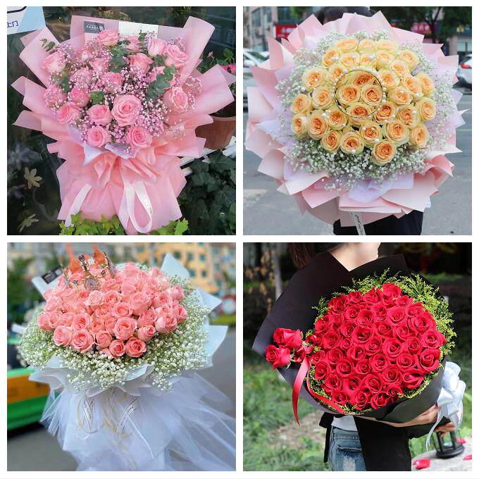 上海市奉贤区南桥奉城庄行镇鲜花店同城送女朋友闺蜜女神节红玫瑰