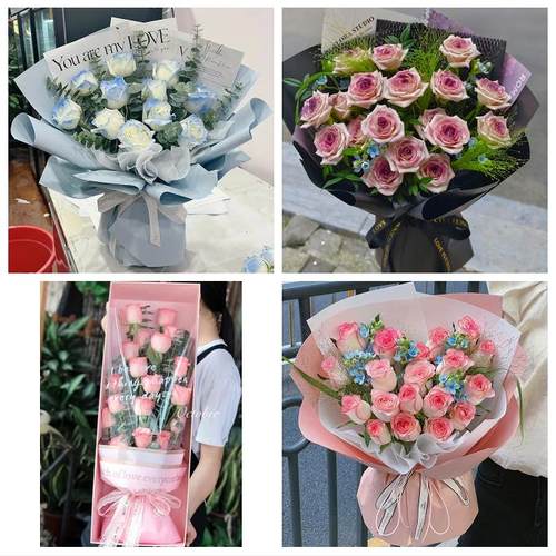 北京海淀区万寿路永定路羊坊店同城鲜花店玫瑰草莓花束送女友闺蜜