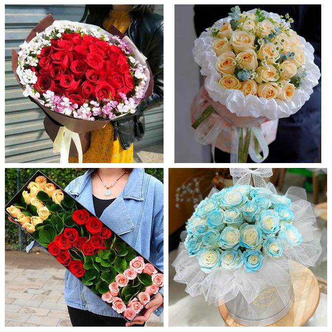 重庆市潼南荣昌区梁平城口县鲜花店同城送女朋友闺蜜女神节红玫瑰