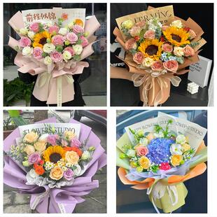 成人礼高考毕业向日葵花束河北廊坊市大厂县霸州市三河市同城花店