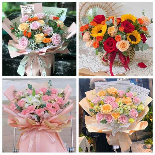 福州市永泰平潭县福清长乐市花店同城送男女友领导玫瑰混搭鲜花束