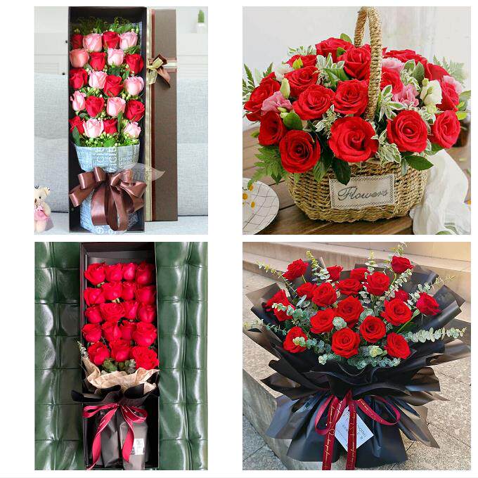 女神节订红玫瑰送长春市九台区榆树市德惠市同城鲜花店送女友老婆