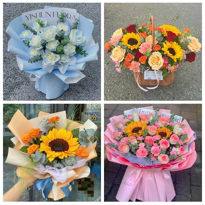 成人礼高考毕业向日葵花束河南郑州市金水区上街区惠济区同城花店