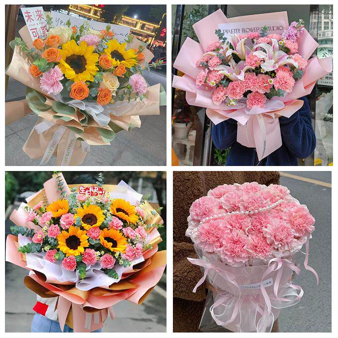 母亲节康乃馨送长辈生日江西宜春市袁州区奉新县万载县同城鲜花店