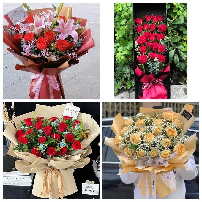 天津市西青区张家窝精武大寺镇同城鲜花店玫瑰草莓花束送女友闺蜜