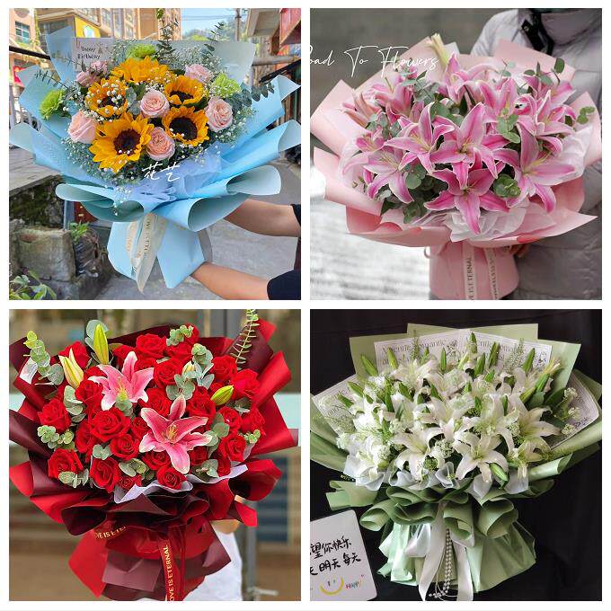 玫瑰香水百合送老婆朋友生日送济南市历下区市中区槐荫区同城花店