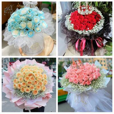 荆州市江陵县石首洪湖松滋市鲜花店同城送女朋友闺蜜女神节红玫瑰