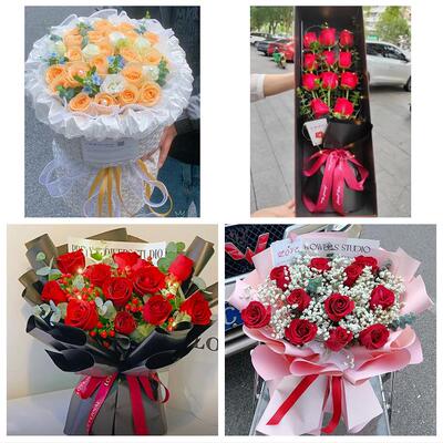 宁夏石嘴山大武口惠农区平罗县同城鲜花店情人节玫瑰表白女友老婆