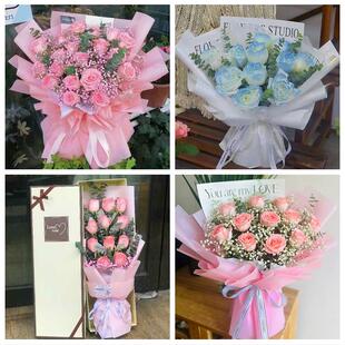 上海市浦东新区周家渡街塘桥鲜花店同城送女朋友闺蜜女神节红玫瑰