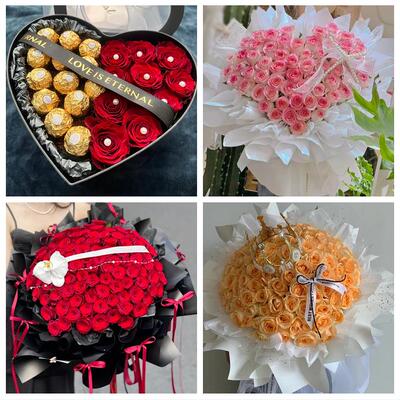 天津市宁河区静海蓟州区县附近同城花店情人节送女友老婆玫瑰鲜花