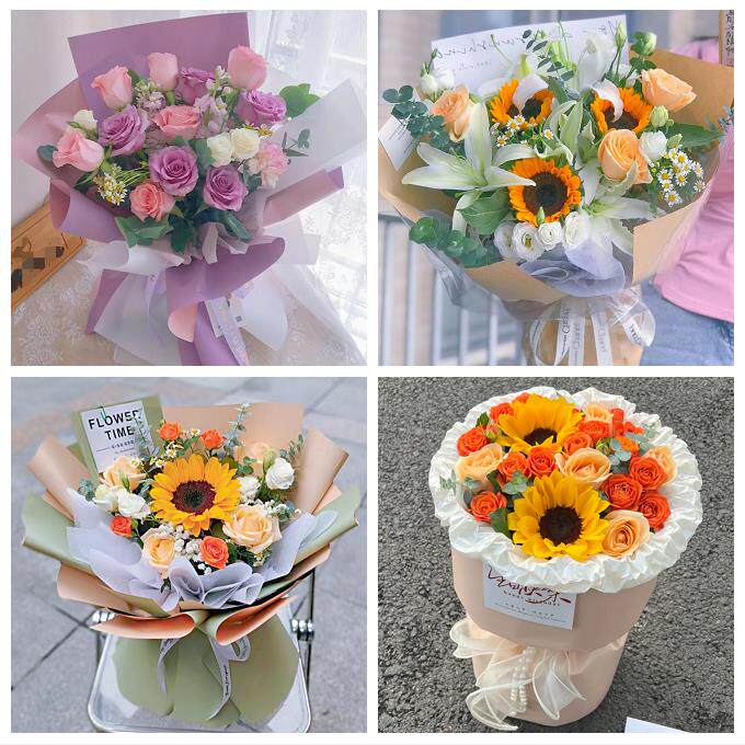 郑州市荥阳新密市新郑登封市花店同城送男女友领导玫瑰混搭鲜花束