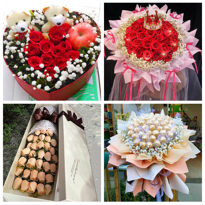 衡水市桃城区枣强武邑武强县鲜花店同城配送平安夜圣诞节玫瑰礼盒