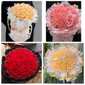 内蒙古省通辽市奈曼旗扎鲁特旗鲜花店同城配送女神节玫瑰花束礼盒