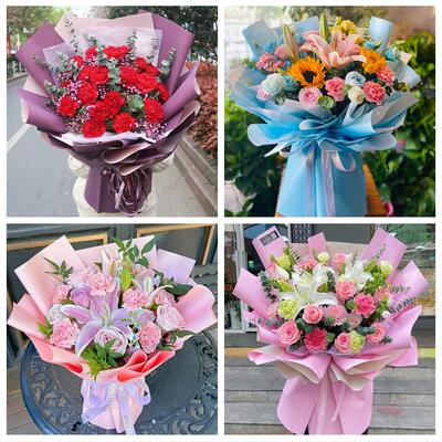 株洲攸县茶陵县炎陵县醴陵市鲜花店同城送婆婆岳母亲节康乃馨花束