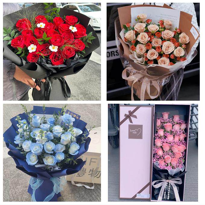 广东湛江市廉江市雷州市吴川市同城花店情人节送女友老婆玫瑰鲜花