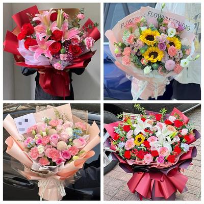 荆门东宝掇刀区京山沙洋钟祥同城鲜花店康乃馨百合送父母长辈生日