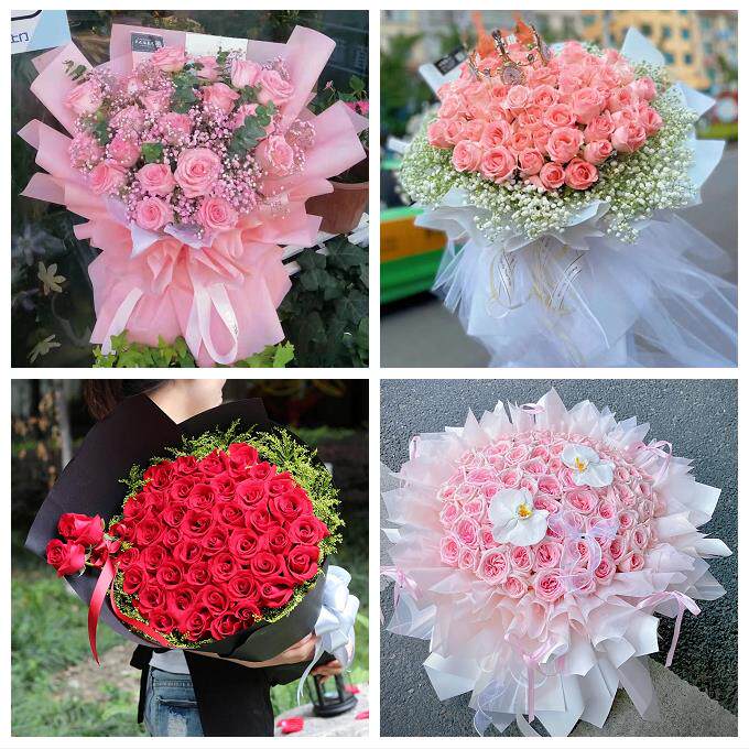 上海市奉贤区金汇四团青村镇鲜花店同城送女朋友闺蜜女神节红玫瑰