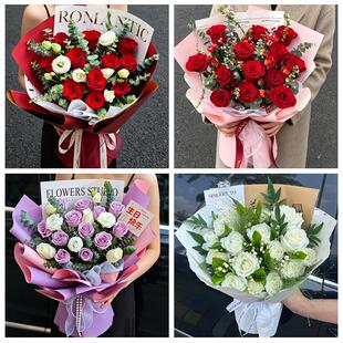 河北邯郸魏县馆陶曲周县武安市同城花店送女朋友玫瑰订生日鲜花束