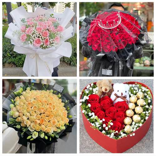 北京海淀区清河花园路西三旗同城鲜花店碎冰蓝玫瑰送女友老婆生日