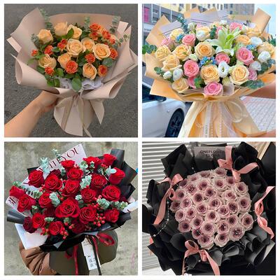 黑龙江大庆市肇州县肇源林甸县同城花店情人节送女友老婆玫瑰鲜花