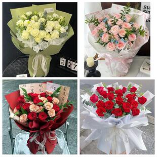 大庆市萨尔图龙凤区让胡路区花店同城配送女友生日情人节玫瑰花束