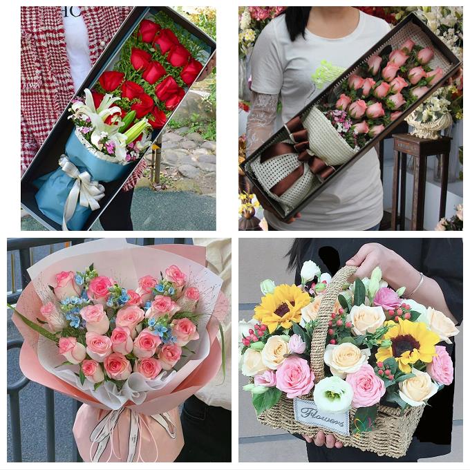 湛江市赤坎霞山区坡头麻章区鲜花店同城配送玫瑰女友老婆闺蜜生日