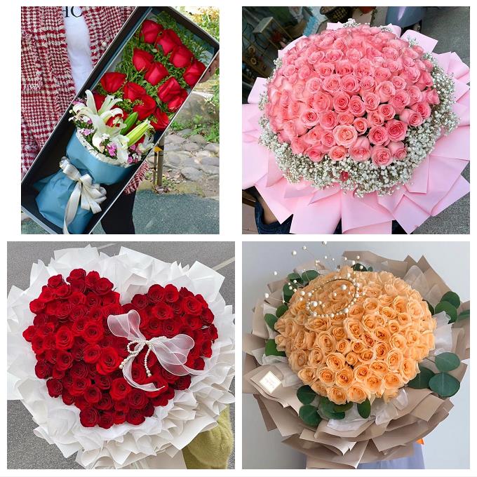 东莞市厚街沙田道滘镇洪梅镇鲜花店同城配送玫瑰女友老婆闺蜜生日