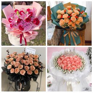 北京市房山区东风迎风星城街道同城鲜花店订33朵玫瑰送情人女朋友