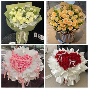 上海市黄浦区半淞园路小东门花店同城配送女友生日情人节玫瑰花束