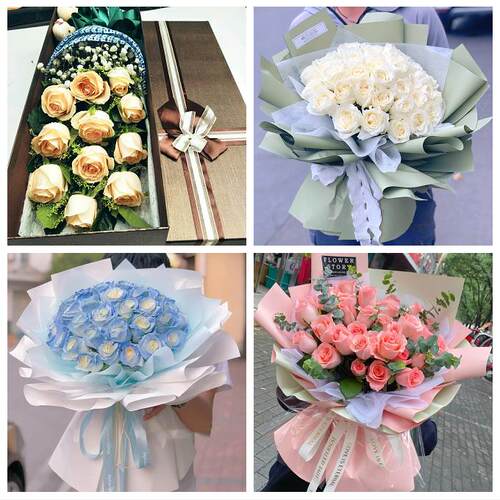 三明市将乐泰宁建宁县永安市同城鲜花店碎冰蓝玫瑰送女友老婆生日