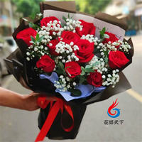 On the Qixi Festival, I ordered a red rose bouquet gift box from a local flower shop in Bobai, Xingye County, Beiliu City, Yulin City, Guangxi thumbnail 7
