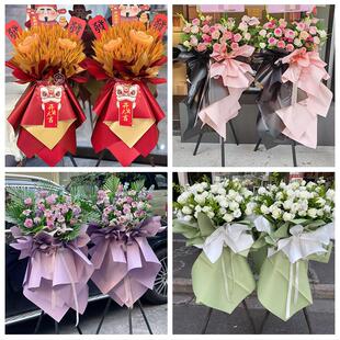 河池市金城江区南丹县天蛾县鲜花店同城配送朋友新店开业大麦花篮