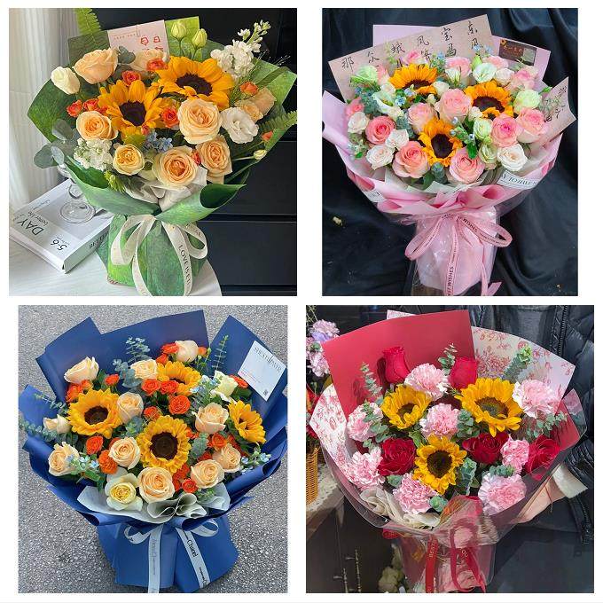 北京市顺义区后沙峪天竺杨镇鲜花店同城配送玫瑰向日葵男女友生日